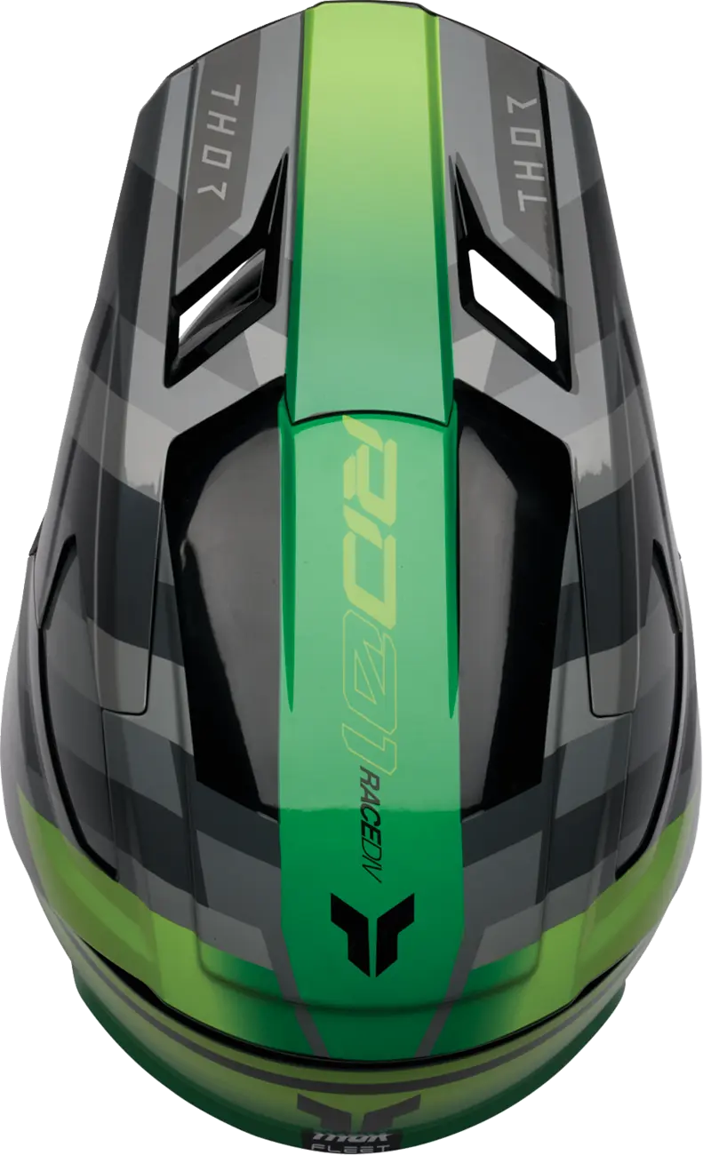 Casco THOR Fleet Infantil Camber Gris Verde