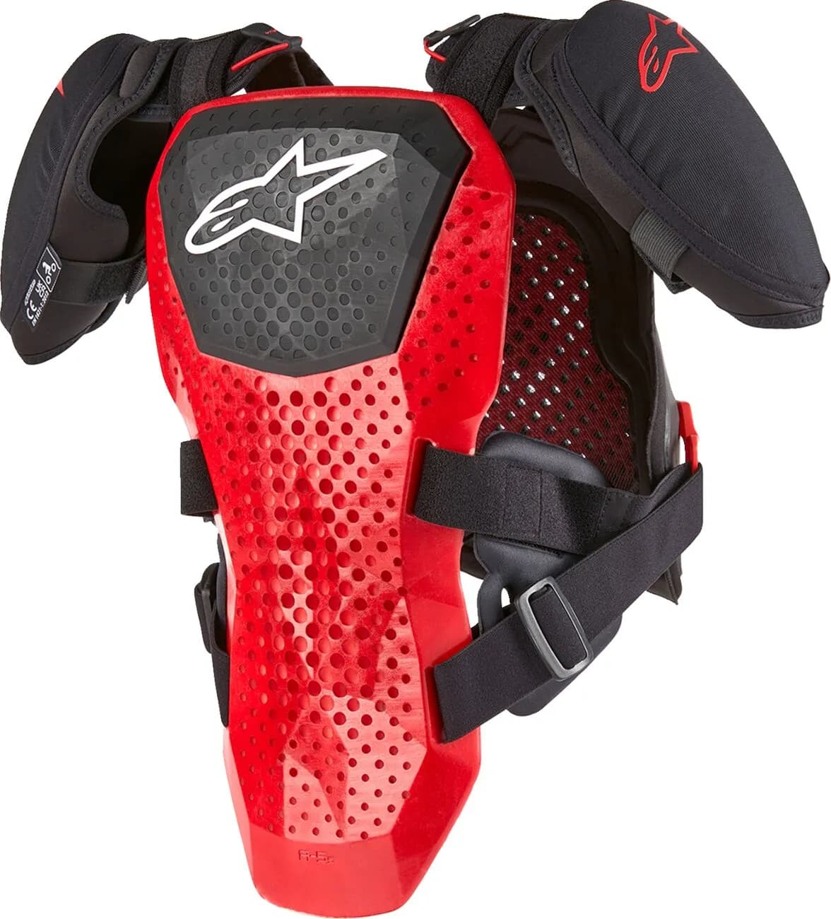 Protección Alpinestars A-5 S V2 Infantil Negro Rojo
