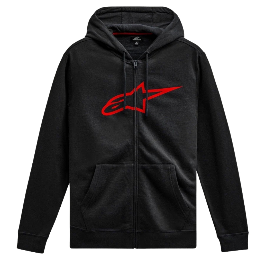 Sudadera Alpinestars Ageless II Zip Negro Rojo (Cl image_1