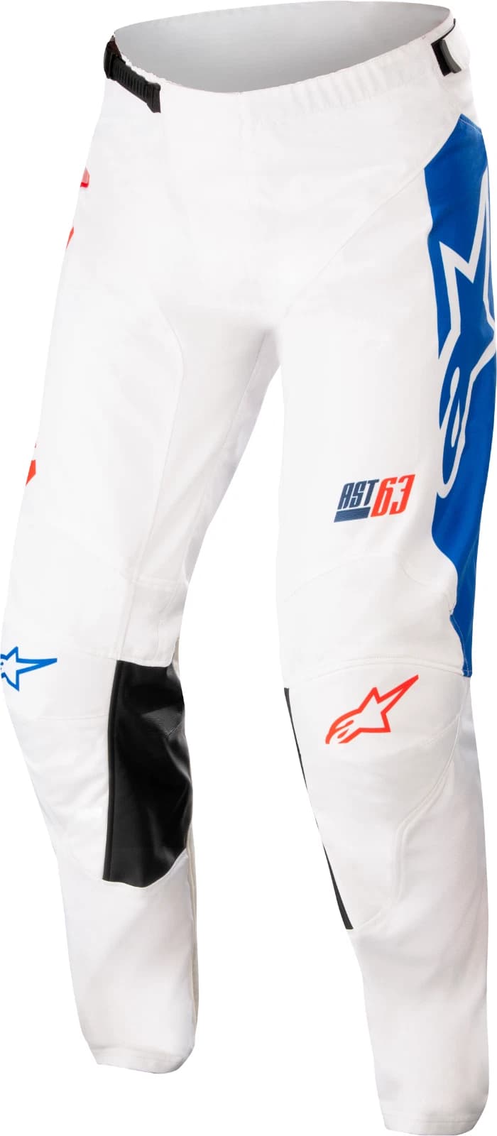 Pantalón Alpinestars Racer Compass Blanco Rojo Fluo Azul DESCATALOGADO (Clonado) image_1
