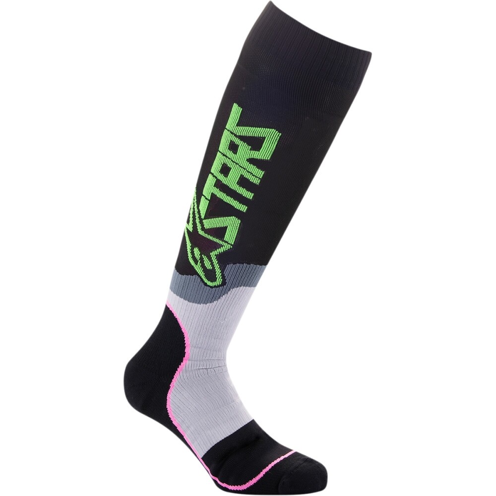 Calcetines Alpinestars MX Plus2 Infantil Negro Ver image_1