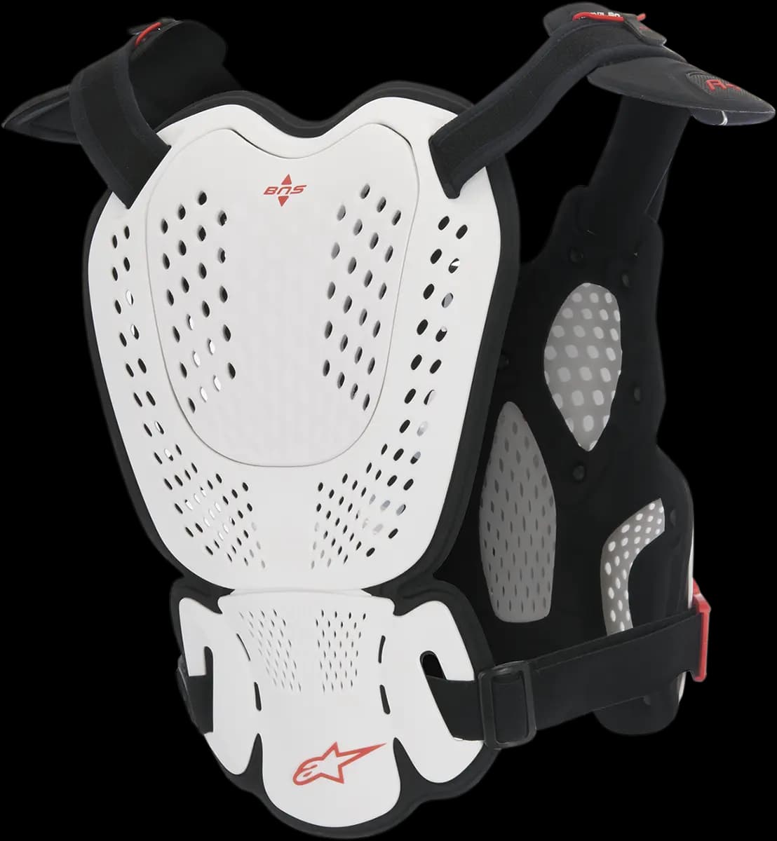 Protector Alpinestars A1 Blanco Negro Protector Alpinestars A1 Blanco Negro