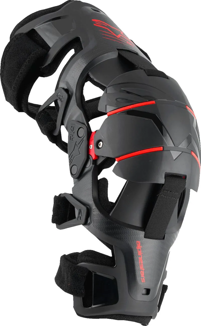 Rodilleras Alpinestars RK-1 Plasma Negro Rojo image_1