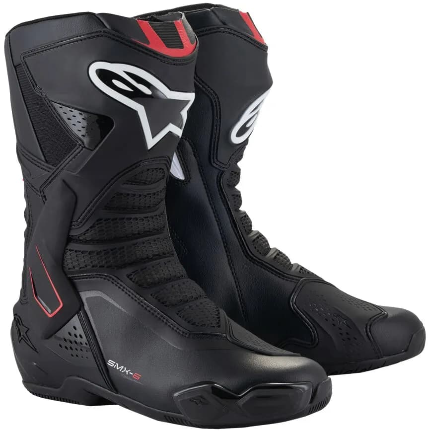 Botas Alpinestars SMX-6 V3 Negro Rojo Blanco image_1