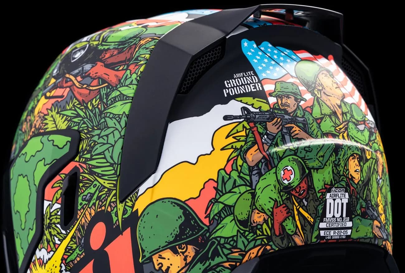 Casco ICON Airflite GP23 Verde Casco ICON Airflite GP23 Verde