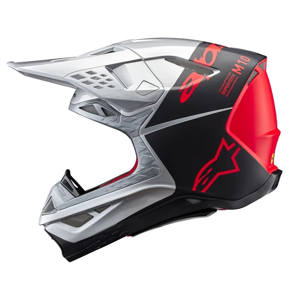 Casco Alpinestars SM10 Flood Gris Negro Naranja Casco Alpinestars SM10 Flood Gris Negro Naranja