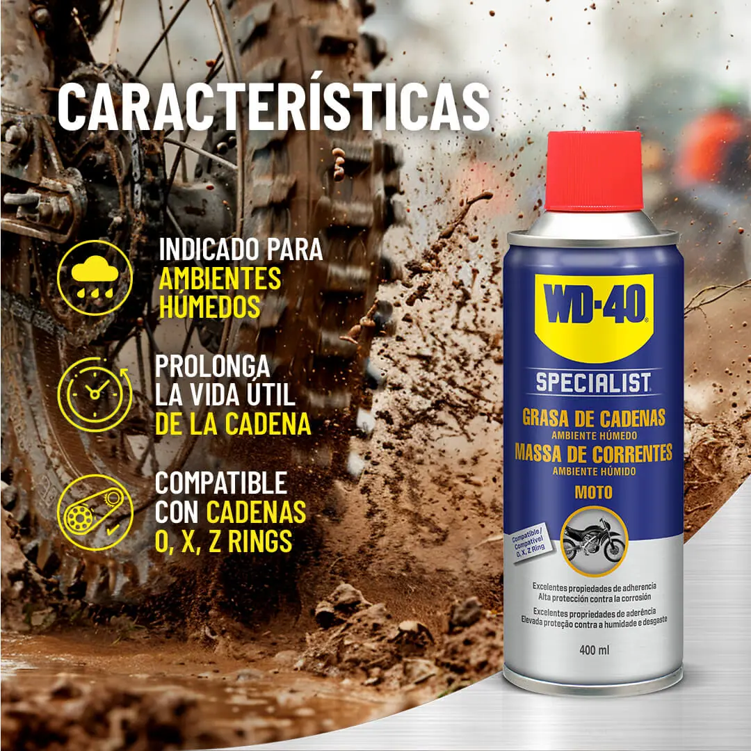 Grasa de Cadena WD40 Grasa de Cadena WD40
