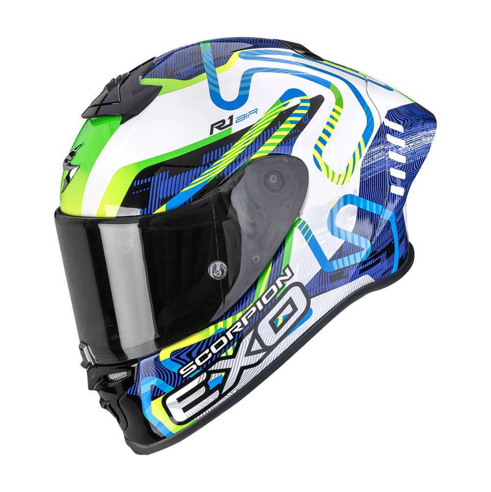 Casco Scorpion EXO-R1 Evo II Air Cornering Blanco image_1
