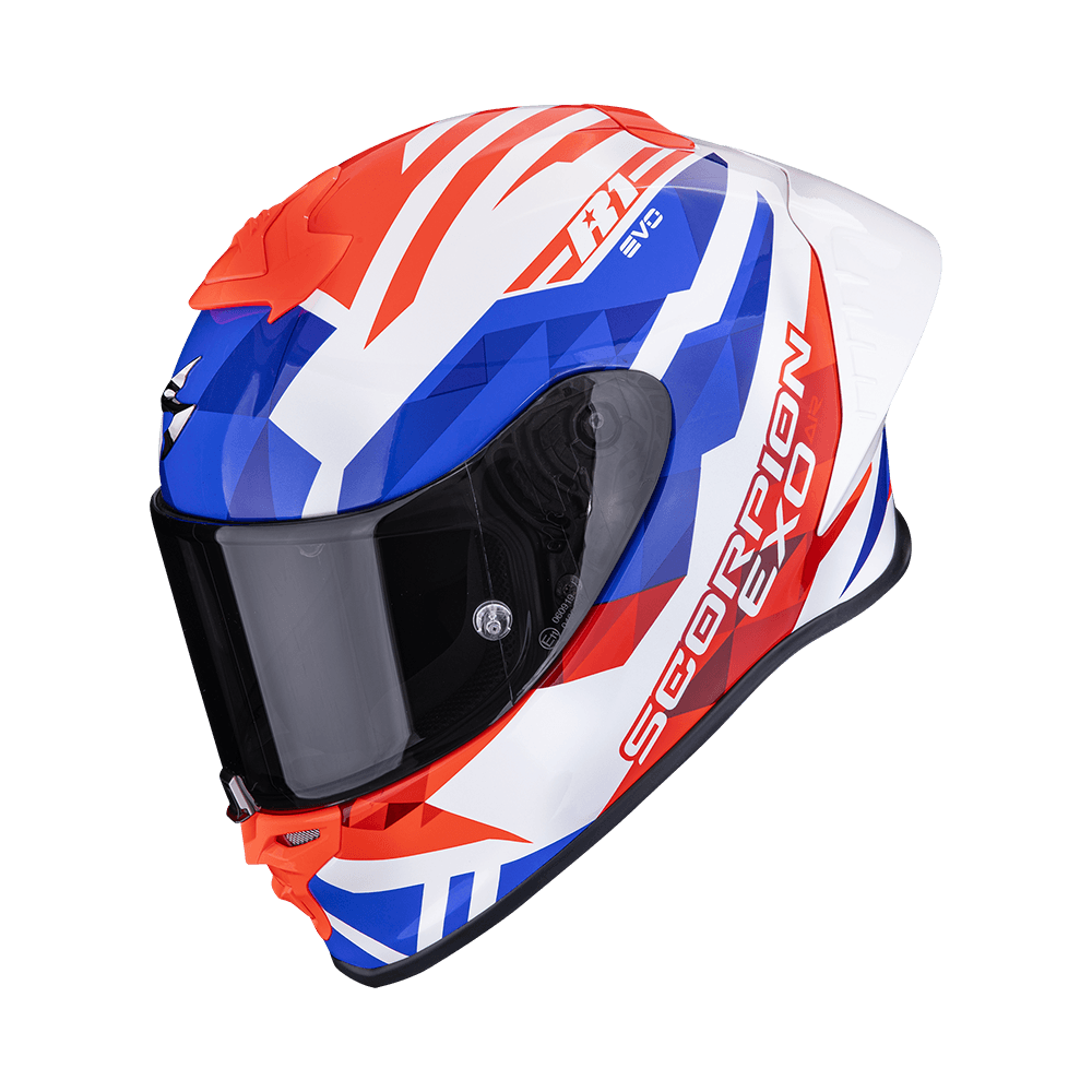 Casco Scorpion EXO-R1 Evo II Air Valere Blanco Roj image_1