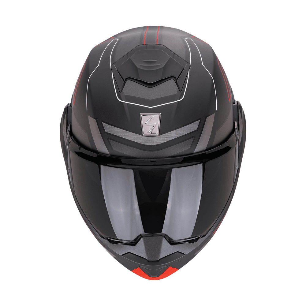 Casco Scorpion EXO-TECH Evo Conquer Negro Rojo Mat Casco Scorpion EXO-TECH Evo Conquer Negro Rojo Mat